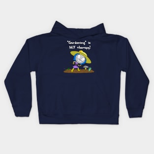 "Gardening" is My Therapy! Kids Hoodie